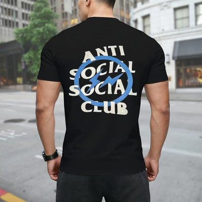 Graphic 1pcs Men's Cotton Tee Cool Double Sided Digital Printed Shirt Casual Daily Wear Short Sleeve Crew Neck Tee