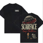 Scarface Two Sides Graphic Tee - The World is Yours Design with Tony Montana Iconic Image Perfect for Movie Fans and Streetwear Enthusiasts Menswear Casual Crewneck Tshirt Cotton Y2K Streetwear Tee good  graphic  tees gifts for him
