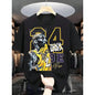 |     Kob.E Bryant |     Artistic Lakers Basketball Print Classic T-Shirt |     Popular Classic Apparel For Kobe Fans |     100%25 Cotton Loose Fit Printed Crew Neck Unisex Short-Sleeve T-Shirt |     European And American Fashion Brand Printed Base Layer