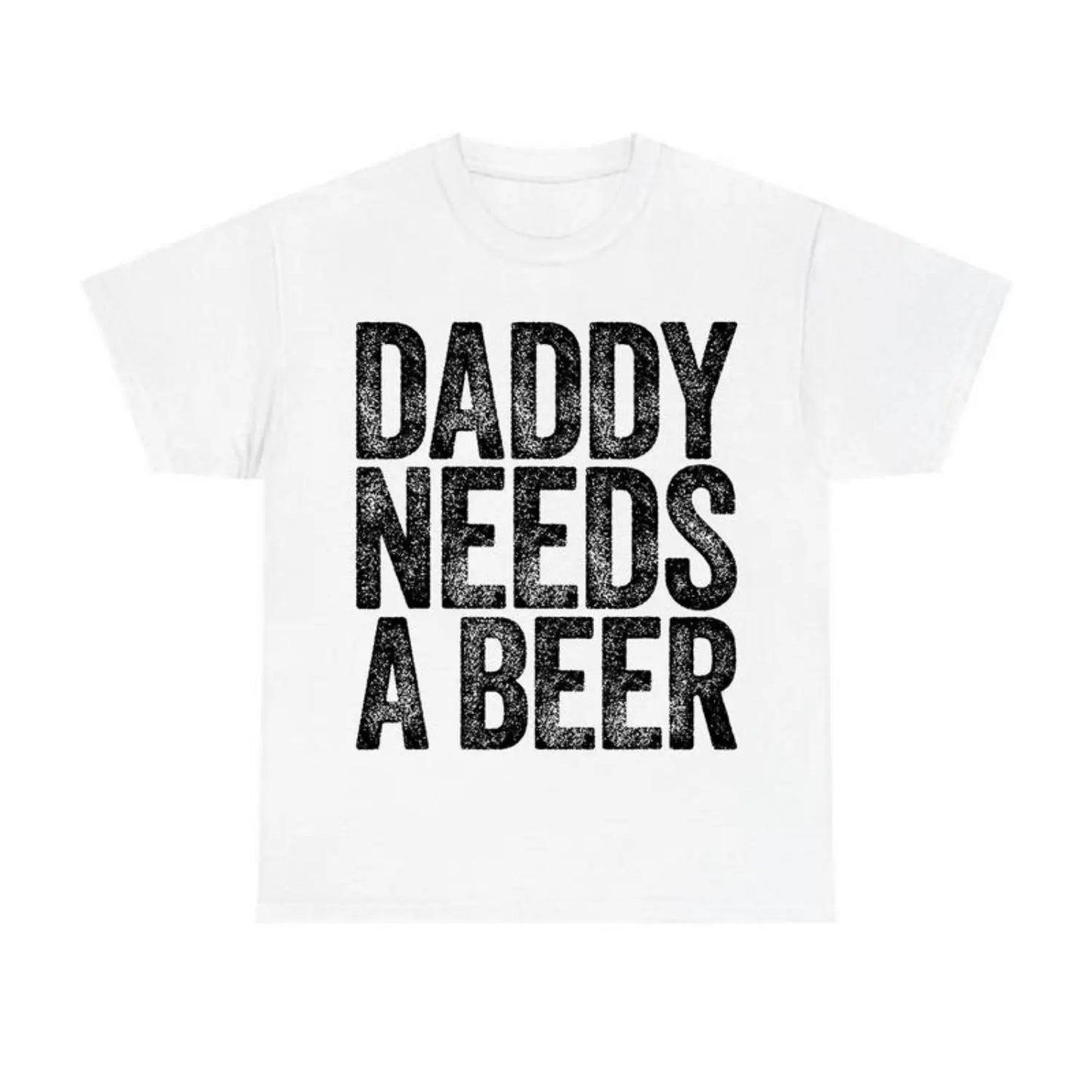 oversized tshirt women Daddy Needs A Beer T-Shirt, Funny Men's Drinking Graphic Tee, Casual Menswear Top Streetwear, Perfect for Father's Day and Beer Lovers