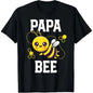 100%25 Cotton Family Bee Shirts Papa Daddy Birthday Bee Day Outfit T-Shirt Matching Parent-Child Clothes for Kids Boys Girls