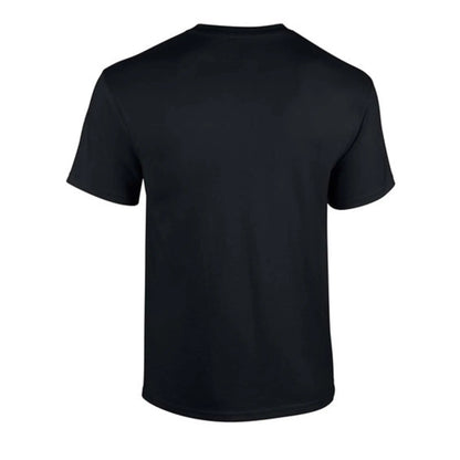 [Cotton | Inspirational] 100%25 Cotton Men's Camo & American Flag T-Shirt | Short Sleeve, Crew Neck, All-Season Casual Wear | Black with Inspirational "Faith Over Fear" Design