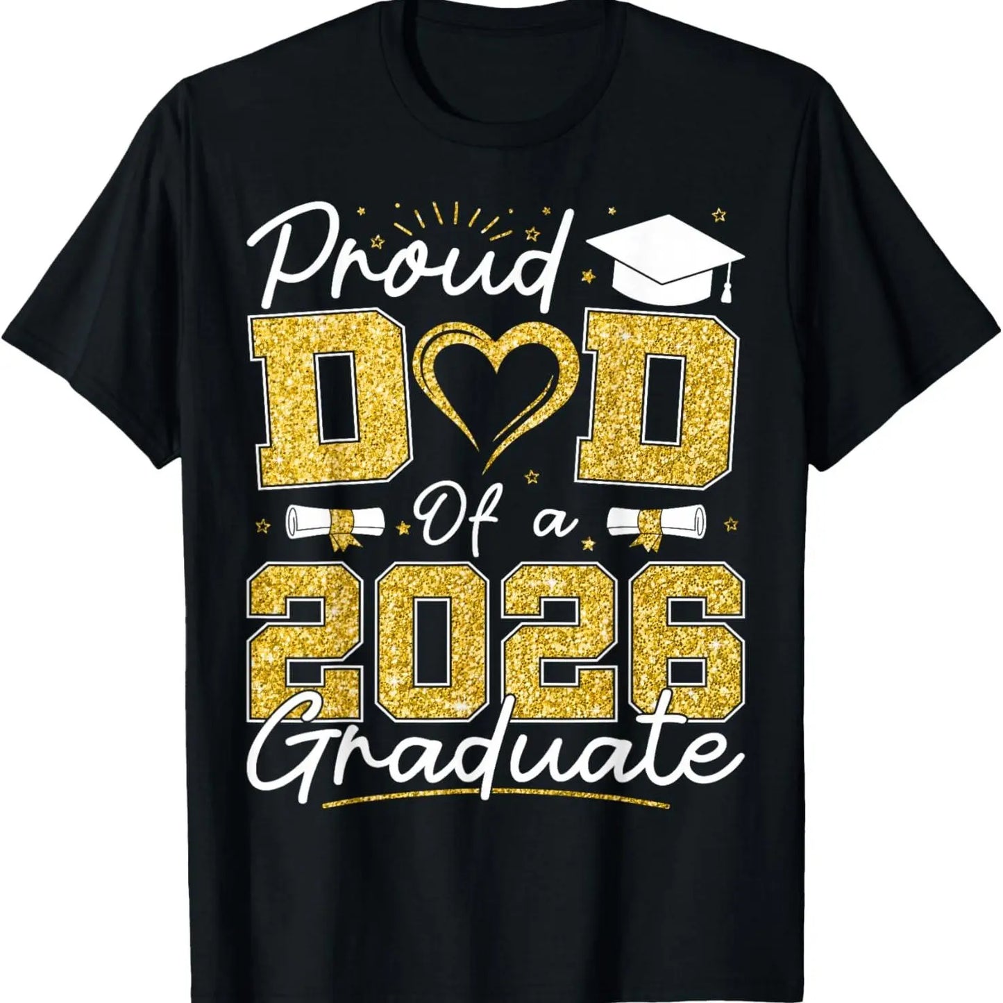 Proud Dad of 2026 Graduate Senior 2026 Grad Family T-Shirt