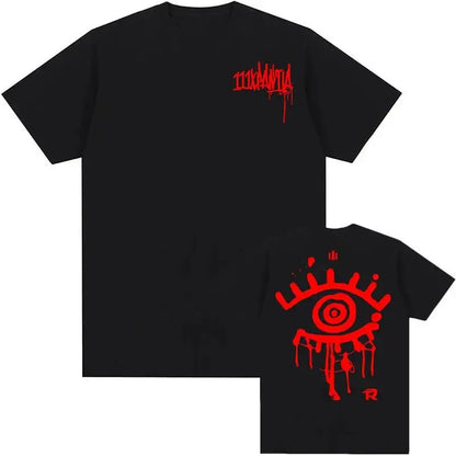 2026 Album 111XPANTIA Fuerza Regida Tshirt Grunge Hip Hop Unisex Streetwear Casual Short Sleeve Tee Organic Cotton Round Neck Universal Fit for Men Women Clothes