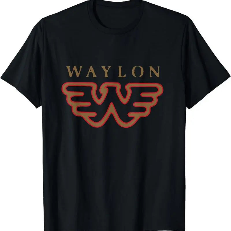Waylon Jennings - Official Merchandise - Flying W Logo T-Shirt