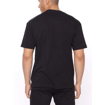 Men's Jesus Hebrew Name T-shirt-Black Gold Scripture Print, Comfortable Fit Short Sleeve Crew Neck, John 14:6 Christian Clothing Casual & Dinner, Casual Wearing T-shirt |   Casual Style |   Summer Clothing