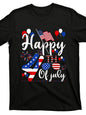 Men'S American Flag T-Shirt for The 4Th of July - Retro Streetwear Design Featuring The U.S.Flag, Soft Polyester Crew Neck Short Sleeve Tee Ideal for Independence Day, Bbqs, Parades, And Daily Casual Wear, Plus Size
