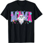 Women's Spooky Mama Halloween Cute Ghost Coquette Bow Short-Sleeve Round-Neck Trick-or-Treat T-Shirt, All-Seasons Womenswear Top