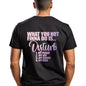 Women's Soft Fitted Vintage Graphic Short-Sleeve Tee - "Don't Disturb My Peace/Happiness/Struggle" Print, Round Neck, Streetwear Top, Casual All-Season Women's T-Shirts