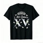 15 Year Old Birthday Outfit Mis Quince Mexican Quinceanera T-Shirt 100%25 Cotton Round Neck Short Sleeve T-shirt y2k  outfits  men demon slayer  merch time  tee  shirt  backwards  Tshirt Casual Crewneck