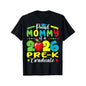 Proud Mommy of 2026 Pre-K Graduate T-Shirt - Casual Round Neck Shirt Suitable for Pre-K Graduation Gift 2026 Themed Apparel Machine Washable for Year-Round Wear for Moms 2026 Summer Short-sleeved Printed T-shirt 180g