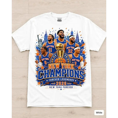 New York 2026 City Shirt, Blue Orange Glory Shirt, NYC Basketball Fan Gift