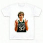Larry Bird Retro 90s T-Shirt Black Shirt Men's Shirts Vintage Men's Clothing