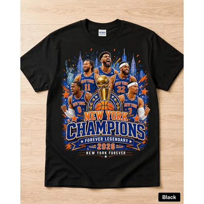 New York 2026 City Shirt, Blue Orange Glory Shirt, NYC Basketball Fan Gift