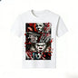 Men'S  Cotton Horror Icon Graphic T-Shirt - Black Short Sleeve Casual Street Trend T-Shirt All Season Comfort Fit Breathable Crew Neck T-Shirt For Horror Fans, Comfortable To WearUnisex T-shirts M-5XL