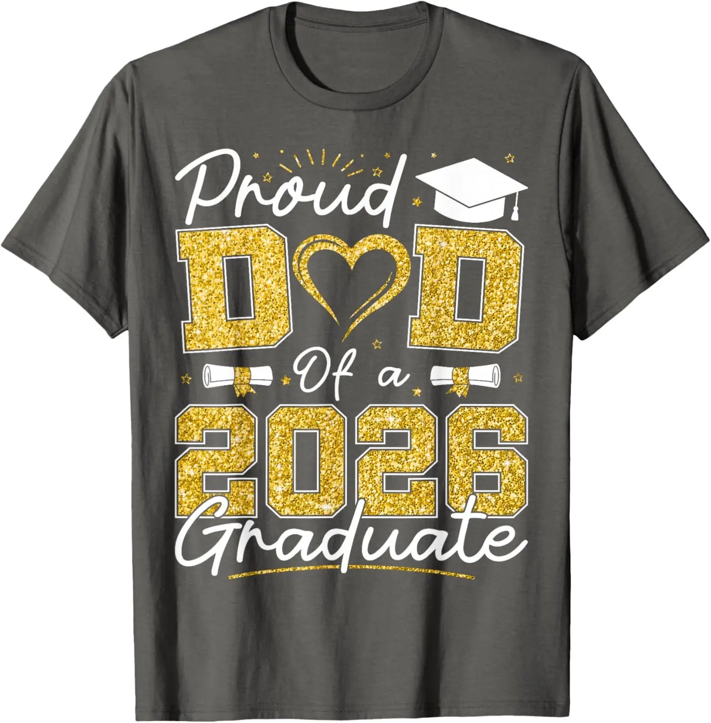 Proud Dad of 2026 Graduate Senior 2026 Grad Family T-Shirt