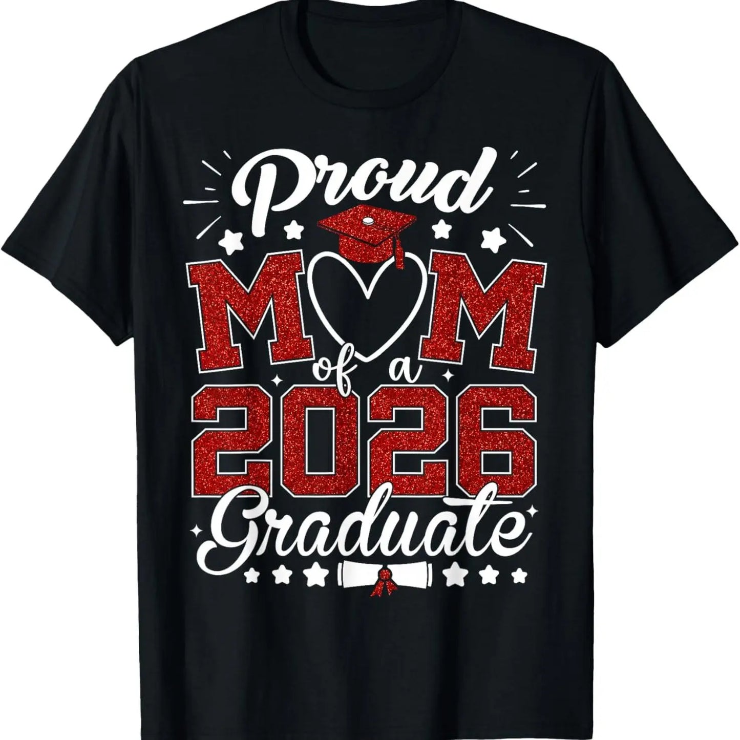 Proud Mom of A 2026 Graduate Senior Class of 2026 Graduation T-Shirt