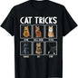 Cats Funny Cat Tricks T-Shirt for Men Women Casual Wear Stylish Design Versatile Fit Ideal Gift