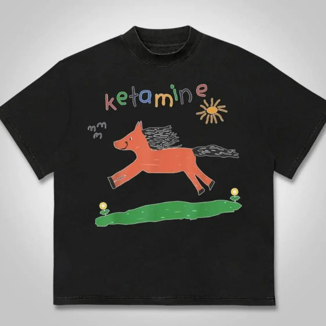 Father' Day Gift-Ketamine Pony Nurse Meme T-Shirt Cotton Menswear Streetwear Tee
