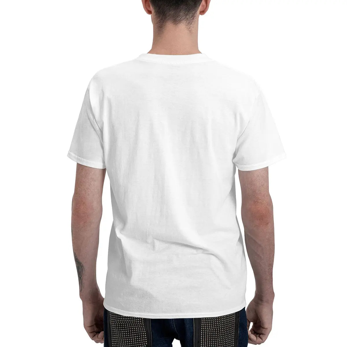 Men's Vibrant Skull Hand Graphic T-Shirt, a Casual Short Sleeve Crewneck with a Regular Fit in Soft Stretch Polyester, Menswear