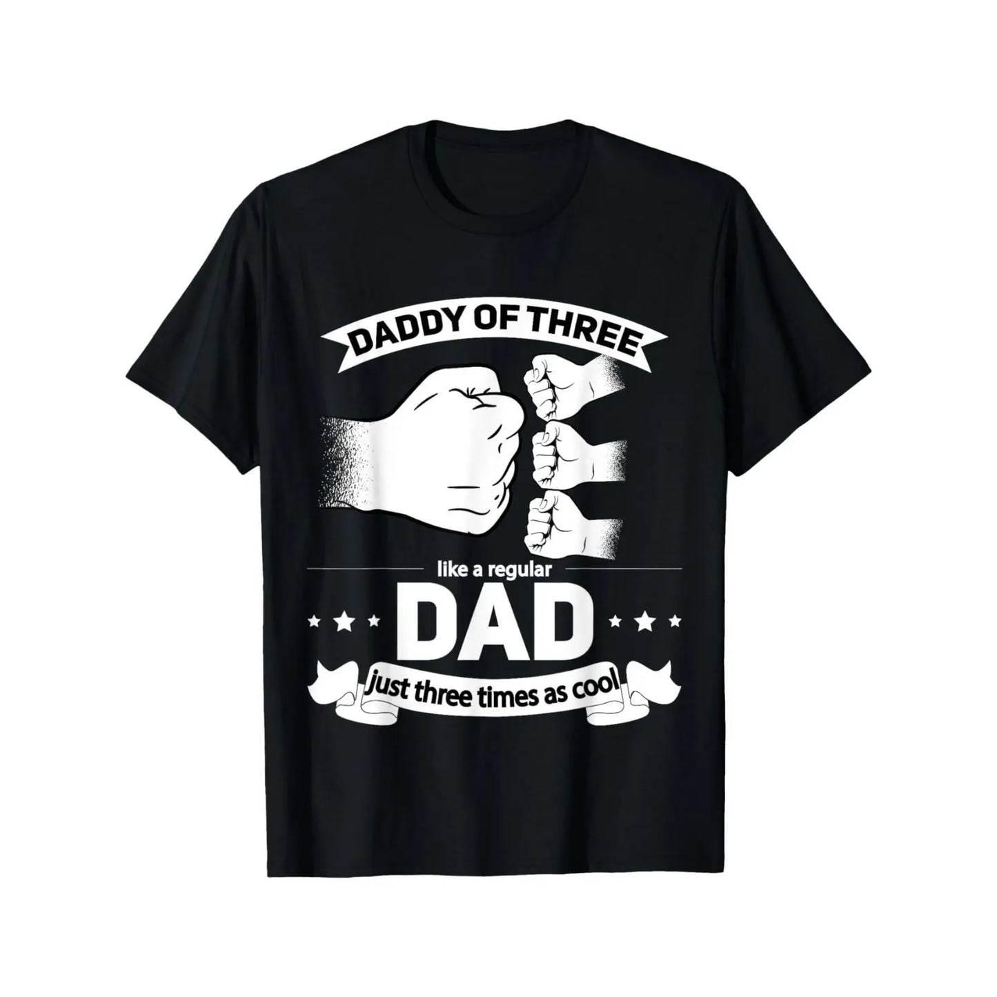 Dad of 3 Kids - Cool Dad Father's Day 3 Kids T-Shirt