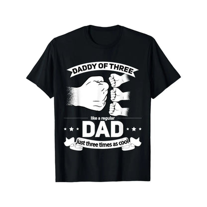 Dad of 3 Kids - Cool Dad Father's Day 3 Kids T-Shirt