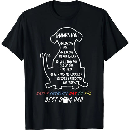 Happy Father's Day Best Dog Dad T-Shirt
