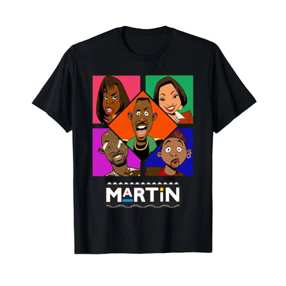 [100%25 Cotton] Martin TV Show Cartoon Vintage T-shirt, Martin Unique Shirt, TV Series Shirt, Martin Payne Shirt, Martin Lawrence Shirt summerwins