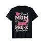 2026 Pre-K Graduation T-Shirt - Proud Mom of Pre-K Graduate, Loose Fit Casual Round Neck Tee with Diploma & Suitable for Pre-K Parties, Achievement Outfit (Comfortable Graduation Attire) Graphic Tshirt