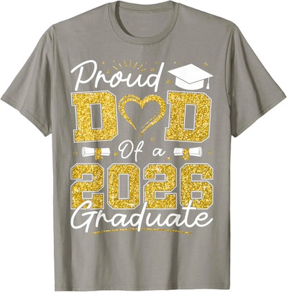 Proud Dad of 2026 Graduate Senior 2026 Grad Family T-Shirt