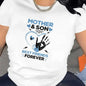Mothers And Sons Best Friends Forever T-Shirt, Short Sleeve Crew Neck Graphic Tee, Comfy Durable Casual Top for Matching Family Look, Cute Mom Son Gift for Birthday Christmas, Daily Loungewear Shirt
