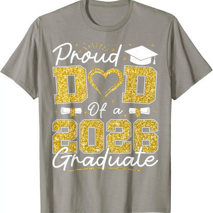Proud Dad of 2026 Graduate Senior 2026 Grad Family T-Shirt