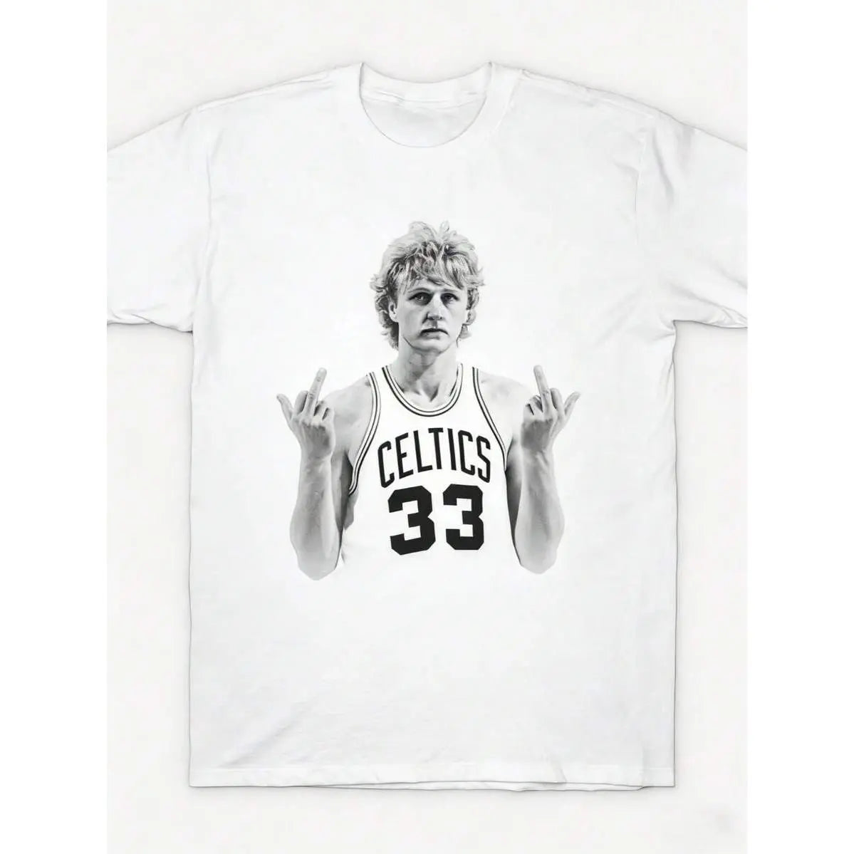 Larry Bird Retro 90s T-Shirt Black Shirt Men's Shirts Vintage Men's Clothing